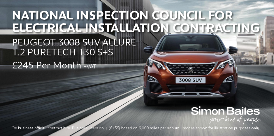 NICEIC Peugeot 3008 SUV Affinity